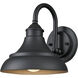Alvii 1 Light 9.12 inch Powder Coated Black Outdoor Wall Sconce